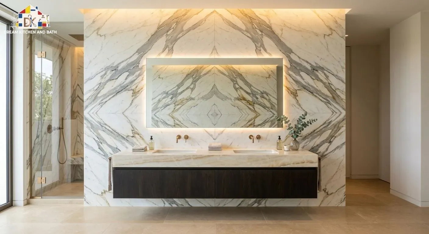 book-matched-calacatta-marble-bathroom-wall