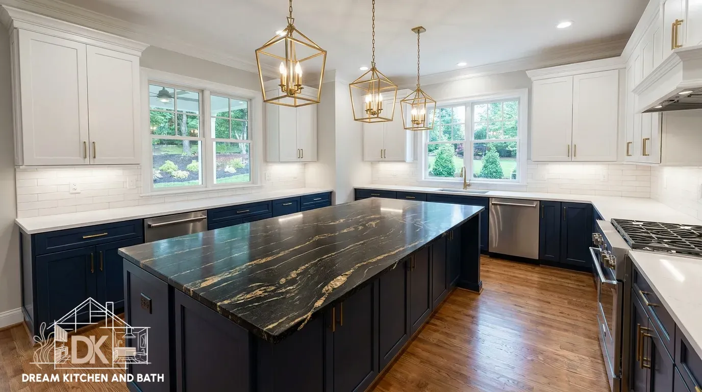 black-granite-island-white-quartz-perimeter-manassas